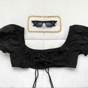 front tie top